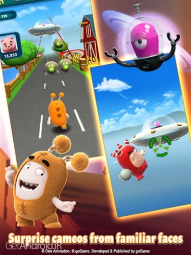 دانلود برنامه Oddbods Turbo Run اندروید