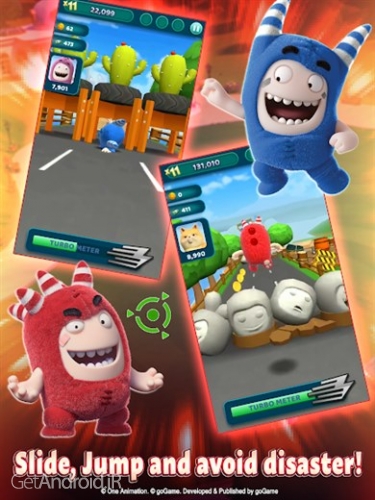 دانلود برنامه Oddbods Turbo Run اندروید