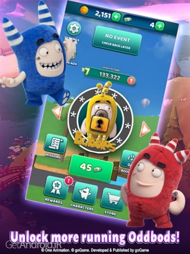 دانلود برنامه Oddbods Turbo Run اندروید