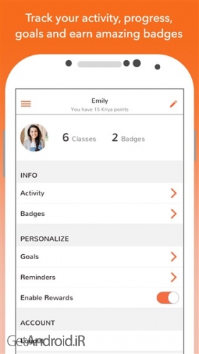 دانلود اپلیکیشن Yoga - Track Yoga اندروید
