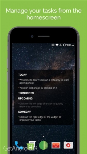 دانلود برنامه Stuff - Todo Widget اندروید