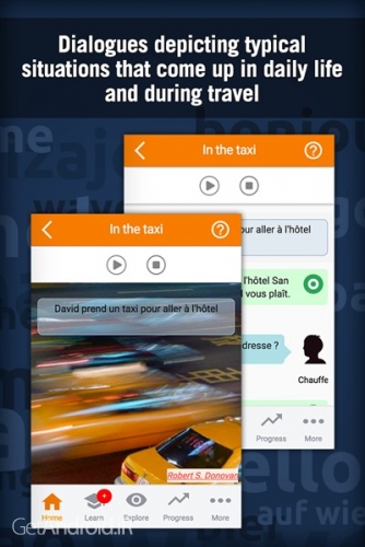 دانلود اپلیکیشن آموزش زبان فرانسه اندروید