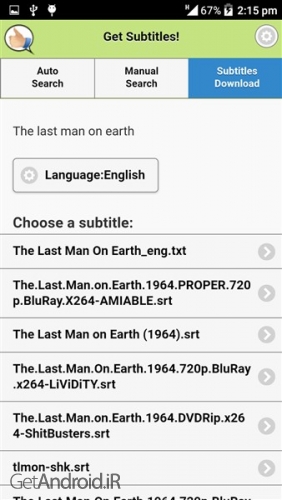 دانلود برنامه Get Subtitles اندروید
