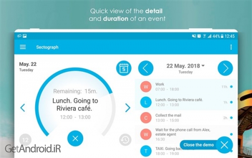دانلود برنامه Sectograph اندروید