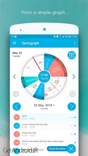 دانلود برنامه Sectograph اندروید