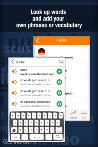 دانلود اپلیکیشن آموزش زبان آلمانی Learn German with MosaLingua اندروید