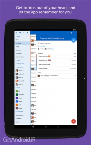 دانلود برنامه Remember The Milk اندروید