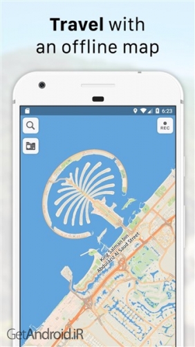دانلود برنامه Guru Maps Pro Offline Maps Navigation اندروید