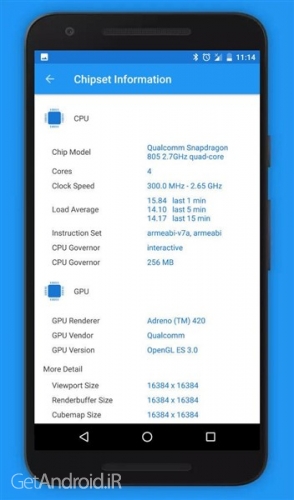 دانلود برنامه CPU Information Pro اندروید