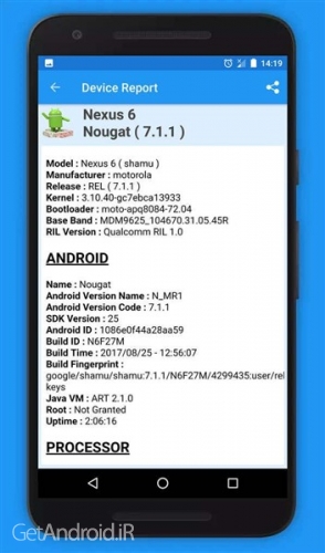 دانلود برنامه CPU Information Pro اندروید