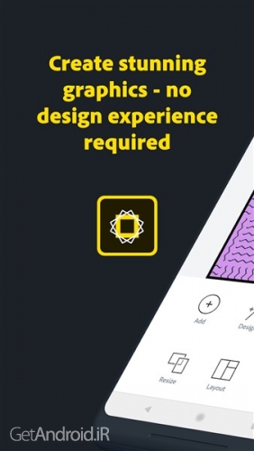 دانلود برنامه Adobe Spark Post Graphic design made easy اندروید