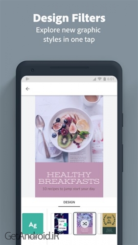 دانلود برنامه Adobe Spark Post Graphic design made easy اندروید