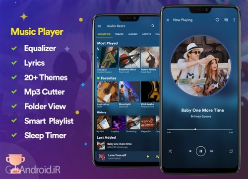 دانلود برنامه Music Player Mp3 Player اندروید