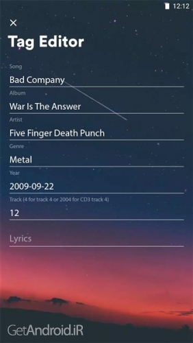 دانلود برنامه Music Player Mp3 Player اندروید