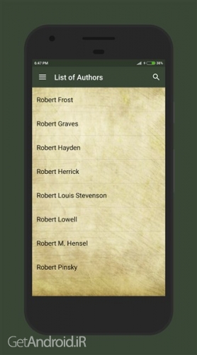 دانلود برنامه Poems Poets Poetry in English اندروید