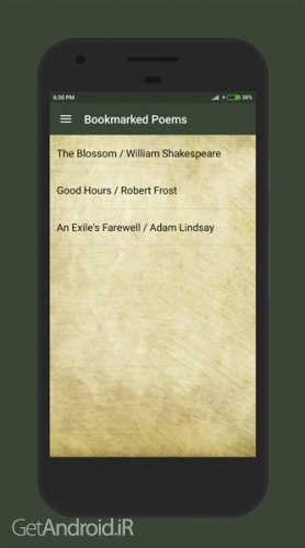 دانلود برنامه Poems Poets Poetry in English اندروید