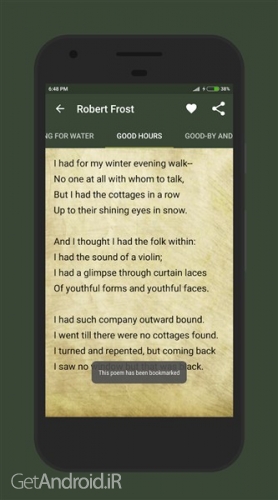 دانلود برنامه Poems Poets Poetry in English اندروید