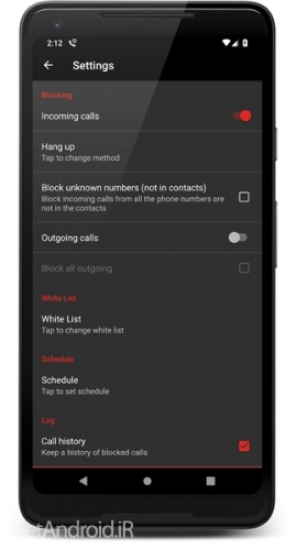 دانلود برنامه Call Blocker اندروید