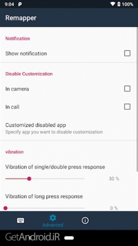 دانلود برنامه Remap buttons and gestures اندروید