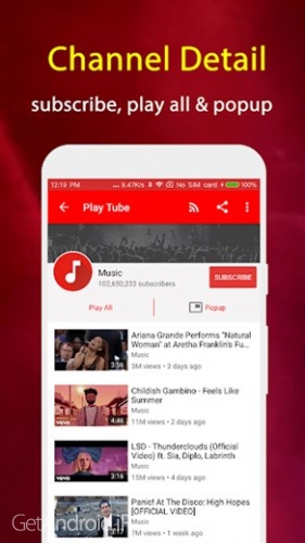 دانلود برنامه Play Tube اندروید