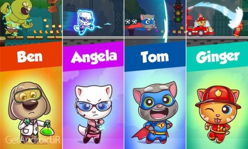 دانلود بازی Talking Tom Candy Run اندروید