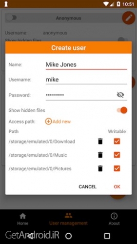 دانلود برنامه FTP Server اندروید