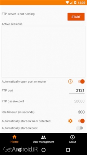 دانلود برنامه FTP Server اندروید