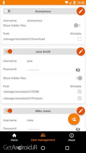 دانلود برنامه FTP Server اندروید