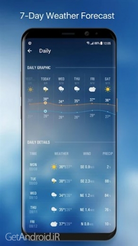 دانلود برنامه Weather Radar Pro اندروید