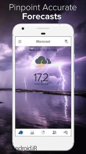 دانلود برنامه Morecast Weather اندروید
