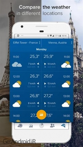 دانلود برنامه Morecast Weather اندروید