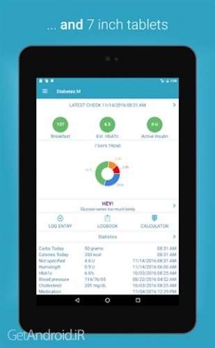 دانلود برنامه Diabetes M اندروید