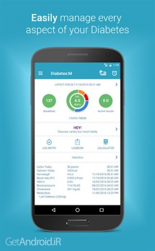 دانلود برنامه Diabetes M اندروید