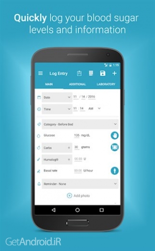 دانلود برنامه Diabetes M اندروید