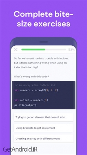 دانلود برنامه Mimo Learn to Code اندروید