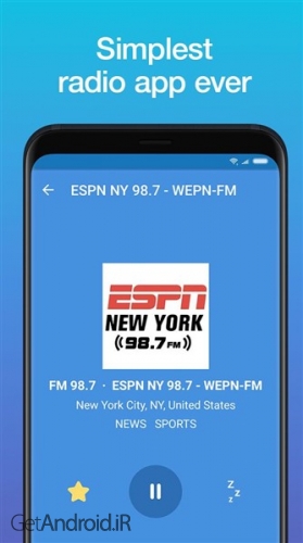 دانلود برنامه Simple Radio - Free Live FM AM Radio اندروید