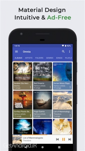 دانلود برنامه Omnia Music Player اندروید