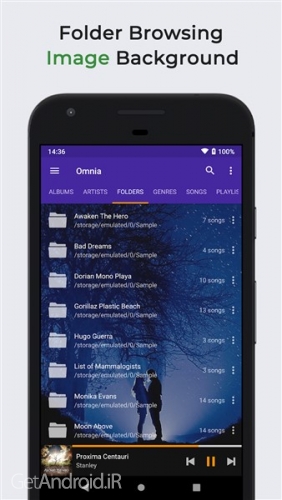 دانلود برنامه Omnia Music Player اندروید