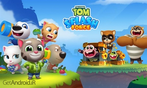 دانلود بازی Talking Tom Splash Force اندروید
