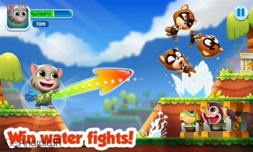دانلود بازی Talking Tom Splash Force اندروید