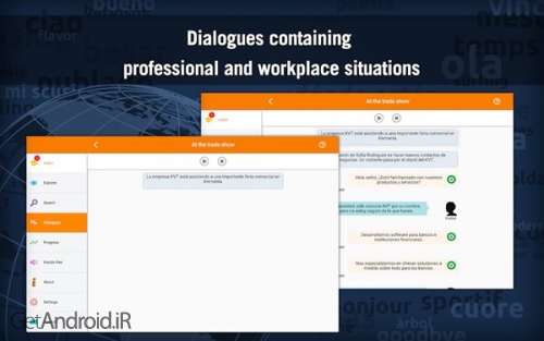دانلود برنامه MosaLingua Business Spanish اندروید
