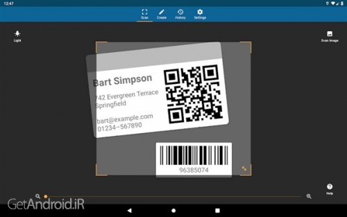 دانلود برنامه QRbot QR code reader اندروید