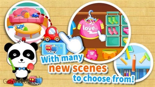 دانلود بازی Baby Panda Gets Organized اندروید
