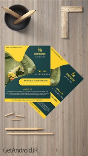 دانلود برنامه Flyers Posters Adverts Graphic Design Templates اندروید