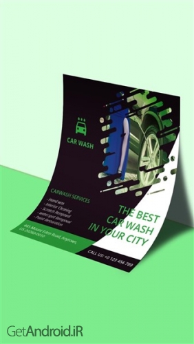 دانلود برنامه Flyers Posters Adverts Graphic Design Templates اندروید