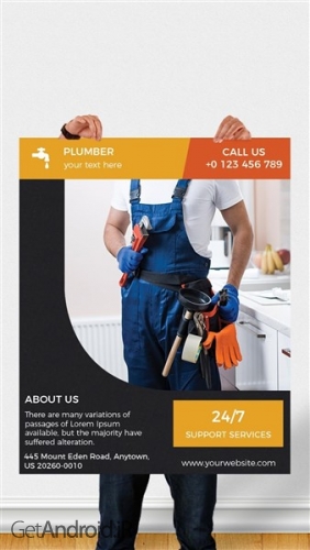 دانلود برنامه Flyers Posters Adverts Graphic Design Templates اندروید