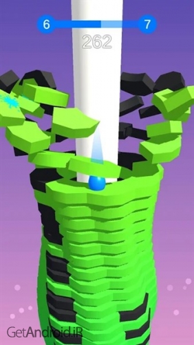 دانلود بازی Stack Ball Blast through platforms اندروید