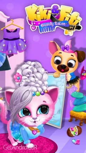 دانلود بازی Kiki and Fifi Pet Beauty Salon اندروید