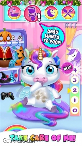 دانلود بازی My Baby Unicorn اندروید