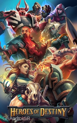 دانلود بازی Heroes of Destiny Fantasy RPG اندروید